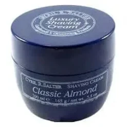 Cyril R.Salter Classic Almond Luxury Shaving Cream 165 g - Cyril R. Salter Alla Violetta Boutique