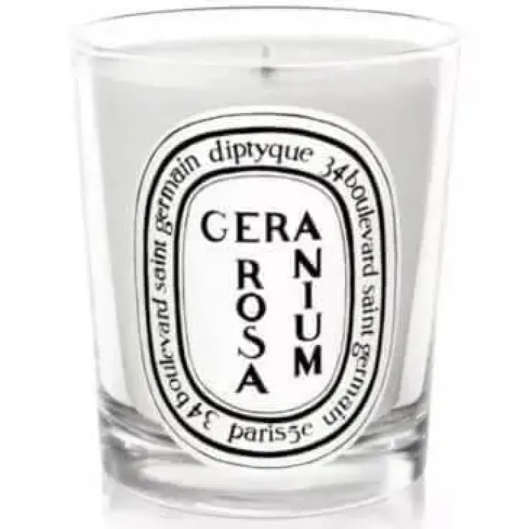 Diptyque Geranium Rosa Candela 190 gr - DIPTYQUE Alla Violetta Boutique